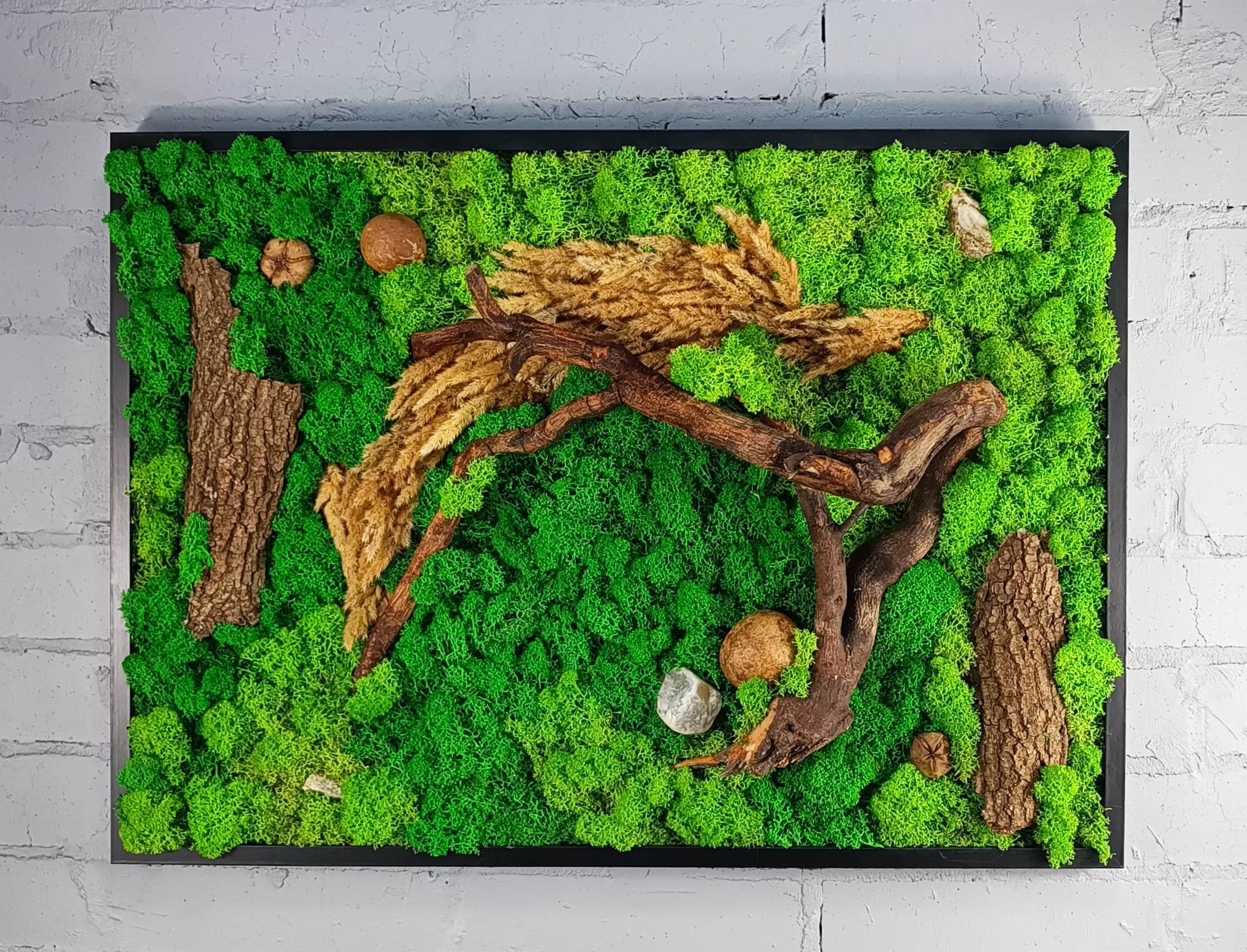 панно из стабилизированного мха 50*70 см