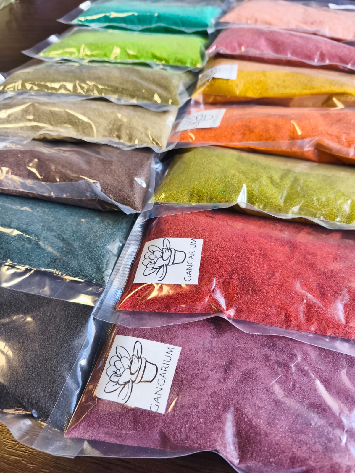 песок цветной декоративный для творчества и строительных работ